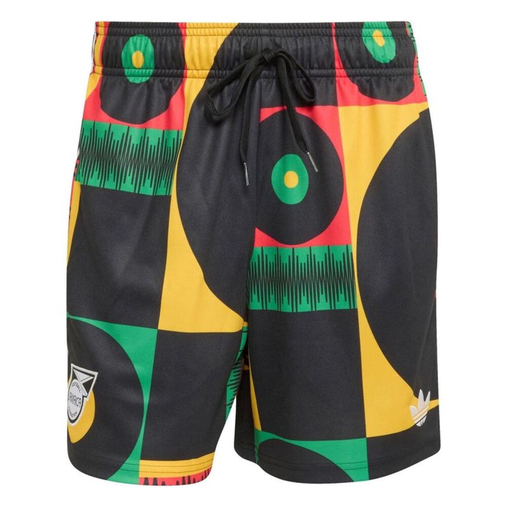 Adidas Mens 2026 Jamaica Lightweight Shorts / Black/Green
